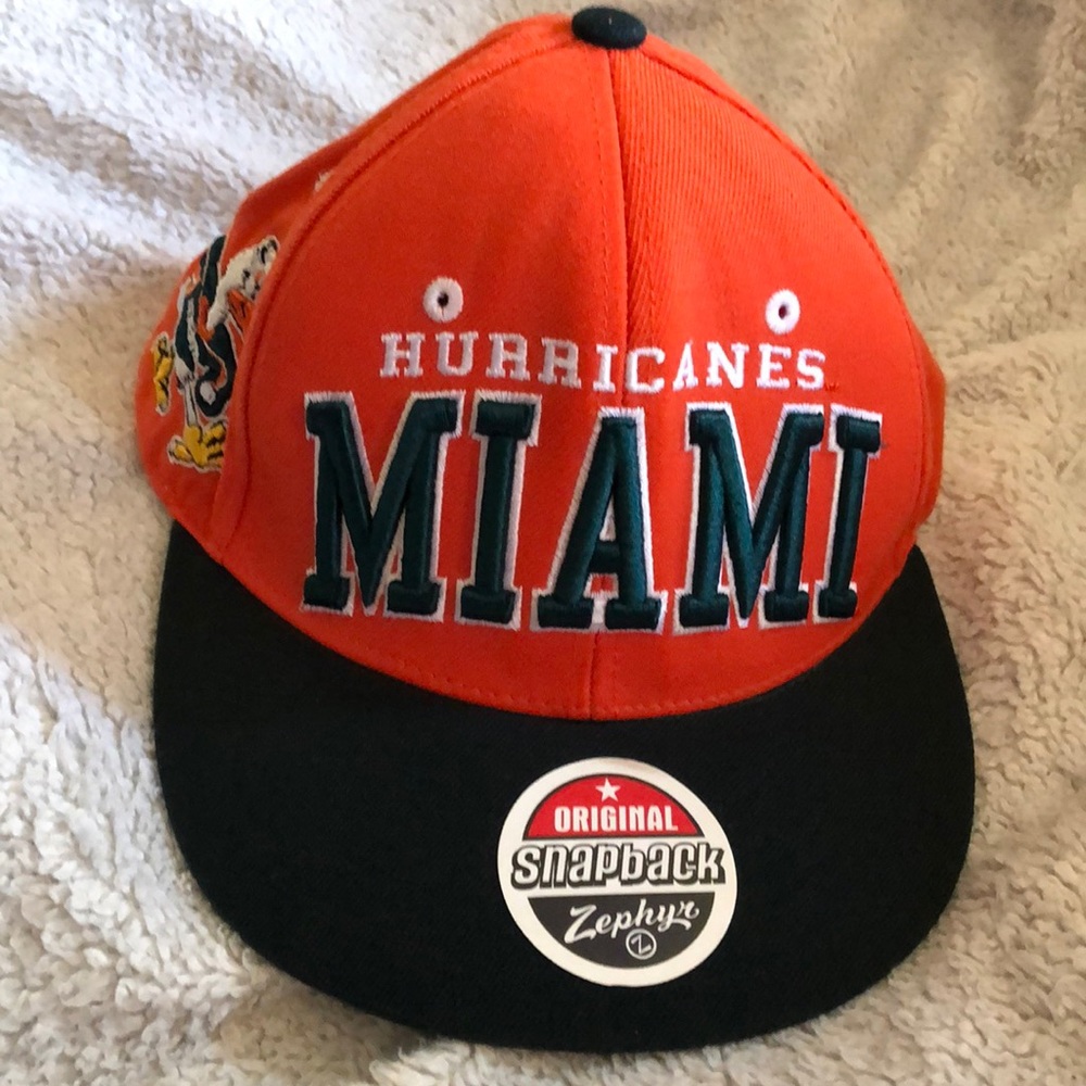 Miami Hurricanes Zephyr Snapback hat